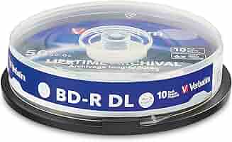 Amazon.com: Verbatim M DISC BD-R DL 50GB 6X Lifetime